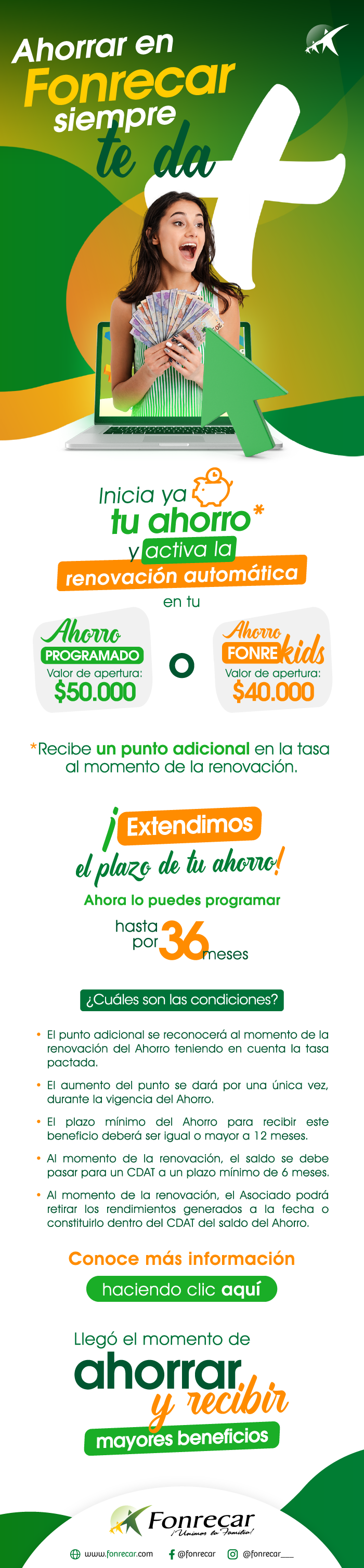 Renovación con ahorro adicional